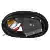 Kabel męski SAVIO CL-133 (SCART M - RCA x 3 M 2m kolor czarny)