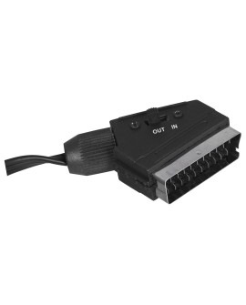 Kabel męski SAVIO CL-133 (SCART M - RCA x 3 M 2m kolor czarny)