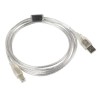 Kabel Lanberg CA-USBA-12CC-0018-TR (USB 2.0 M - USB 2.0 M 1,8m kolor przeźroczysty)