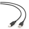 Kabel GEMBIRD CCP-USB2-AMBM-6 (USB 2.0 typu A M - USB 2.0 typu B M 1,8m kolor czarny)