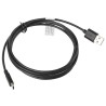 Kabel Lanberg CA-USBO-10CC-0018-BK (USB 2.0 typu A M - USB typu C M 1,8m kolor czarny)