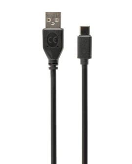 Kabel GEMBIRD CCP-USB2-AMCM-1M (USB 2.0 M - USB typu C M 1m kolor czarny)
