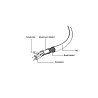 Kabel GEMBIRD CCP-USB2-AMCM-1M (USB 2.0 M - USB typu C M 1m kolor czarny)