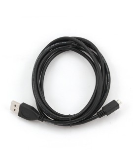 Kabel GEMBIRD CCP-MUSB2-AMBM-1M (Micro USB M - USB M 1m kolor czarny)