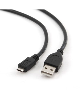 Kabel GEMBIRD CCP-MUSB2-AMBM-1M (Micro USB M - USB M 1m kolor czarny)