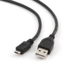 Kabel GEMBIRD CCP-MUSB2-AMBM-1M (Micro USB M - USB M 1m kolor czarny)