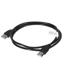 LANBERG KABEL USB-A 2.0 M/M 1M CZARNY CA-USBA-20CU-0010-BK