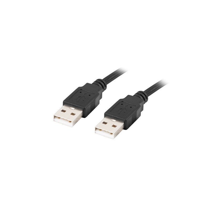 LANBERG KABEL USB-A 2.0 M/M 1.8M CZARNY CA-USBA-20CU-0018-BK