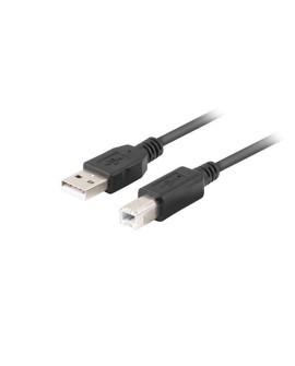 LANBERG KABEL USB-A- USB-B M/M 2.0 1M FERRYT CZARNY BOX CA-USBA-15CU-0010-BK