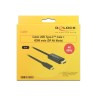 DeLOCK 85292 adapter kablowy 3 m USB Type-C HDMI Czarny