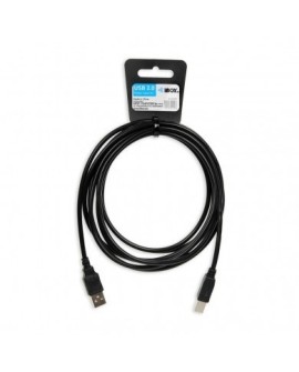 Kabel IBOX USB 2.0 A-B M/M 3M DRUKARKA IKU2D30 (USB 2.0 typu A M - USB 2.0 typu B M 3m kolor czarny)