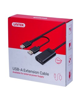 UNITEK WZMACNIACZ SYGNAŁU USB 2.0, 10M, PREMIUM