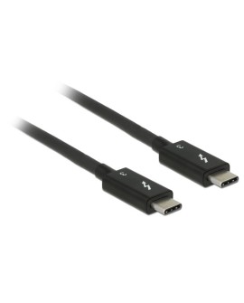 DELOCK KABEL THUNDERBOLT 3 M/M 0.5M CZARNY 84844