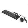 HP Pavilion Deskset 400 zestaw klawiatura przewodowa (USB) CZ, czarna