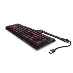 HP Omen by HP Encoder klawiatura przewodowa (USB) CZ/SK, brązowa do gry, mechaniczna podświetlana rodzaj