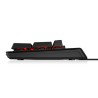 HP Omen by HP Encoder klawiatura przewodowa (USB) CZ/SK, czerwona do gry, mechaniczna podświetlana rodzaj