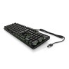 HP Pavilion 550 klawiatura przewodowa (USB) US, czarna do gry, mechaniczna podświetlana rodzaj