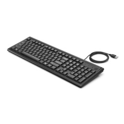 HP 100 Klawiatura USB CZ, czarna klasyczna