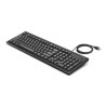 HP 100 Klawiatura USB CZ, czarna klasyczna