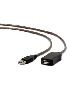 Kabel GEMBIRD UAE-01-10M (USB M - USB F 10m kolor czarny)