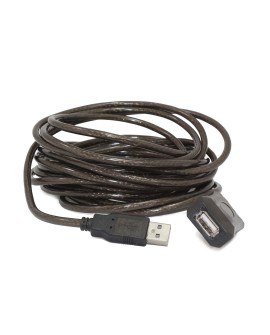 Kabel GEMBIRD UAE-01-10M (USB M - USB F 10m kolor czarny)