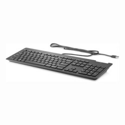 HP Business Smartcard CCID klawiatura przewodowa (USB) CZ, czarna klasyczna, Smart Card reader (CCID) rodzaj Z9H48AAAKB