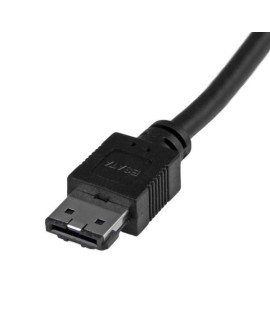 StarTech.com USB3S2ESATA3 kabel USB 0,9 m USB A Czarny