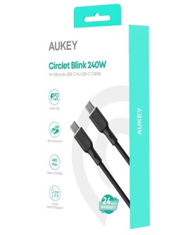 AUKEY CB-SCC241 KABEL USB-C 5A 240W 20V 1M SILICONE