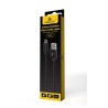 GEMBIRD KABEL USB - MICRO USB W OPLOCIE TEKSTYLNYM, WTYKI W OSŁONIE METALOWEJ 1.8M, ŁADOWANIE/TRANSMISJA DANYCH, CZARNY