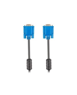 LANBERG KABEL VGA M/M 5M 15PIN FERRYT CZARNY CA-VGAC-10CU-0050-BK