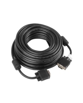Kabel Lanberg CA-VGAC-10CC-0150-B (D-Sub (VGA) M - D-Sub (VGA) M 15m kolor czarny)