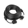 Kabel Lanberg CA-VGAC-10CC-0150-B (D-Sub (VGA) M - D-Sub (VGA) M 15m kolor czarny)