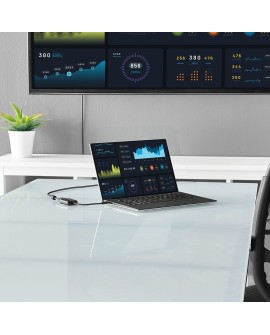 StarTech.com CDP2VGA zewnętrzna karta graficzna usb 1920 x 1200 px Czarny