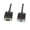 Kabel Lanberg CA-VGAC-10CC-0018-B+ (D-Sub (VGA) M - D-Sub (VGA) F 1,8m kolor czarny)