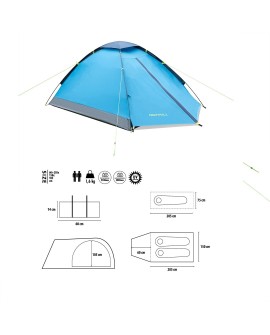 Namiot kempingowy - Nils Camp NC6033 Nightfall