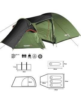 Namiot kempingowy - Nils Camp NC6312 Trekker III