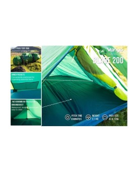 Namiot Vango Blade 200 Pamir Green