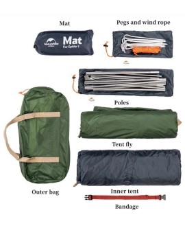 Naturehike Namiot Cycling Ultralight 1 NH18A095-D-Orange