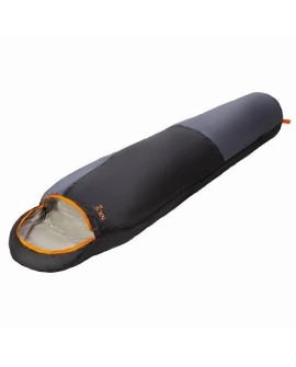ŚPIWÓR NILS CAMP NC1705 ULTRA LIGHT SZARO-POMARAŃCZOWY