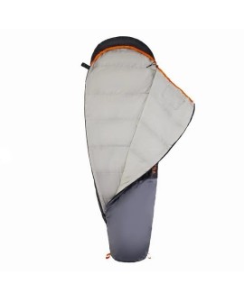 ŚPIWÓR NILS CAMP NC1705 ULTRA LIGHT SZARO-POMARAŃCZOWY