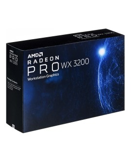 Karta graficzna AMD Radeon Pro WX 3200 4GB GDDR5, 4x Mini-DisplayPort, 50W, PCI Gen3 x16