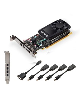 Karta graficzna PNY NVIDIA P1000 V2 LowProfile 4 GB GDDR5, PCIe 3.0 x16, 4x Mini DP 1.4, LP bracket, 4x mDP to DP adapter,