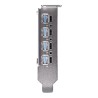 PNY NVIDIA A400 4GB GDDR6 64-bit, Low Profile, PCIe 4.0 x8, Single slot, 4 x Mini DisplayPort 1.4a, 50W, LP bracket, 4 x mDP to