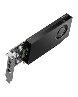 PNY NVIDIA A400 4GB GDDR6 64-bit, Low Profile, PCIe 4.0 x8, Single slot, 4 x Mini DisplayPort 1.4a, 50W, LP bracket, 4 x mDP to