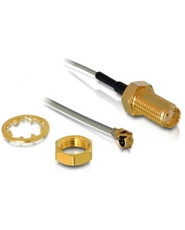 DeLOCK 88419 wtyczka I-PEX M / SMA F Szary