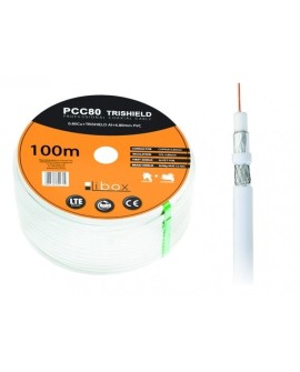 LIBOX KABEL KONCENTRYCZNY PCC80 ŻYŁA 0,8MM CU 100M