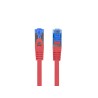 LANBERG PATCHCORD S/FTP KAT.6A 0.5M CZERWONY LSZH CCA (FLUKE PASSED) PCF6A-10CC-0050-R