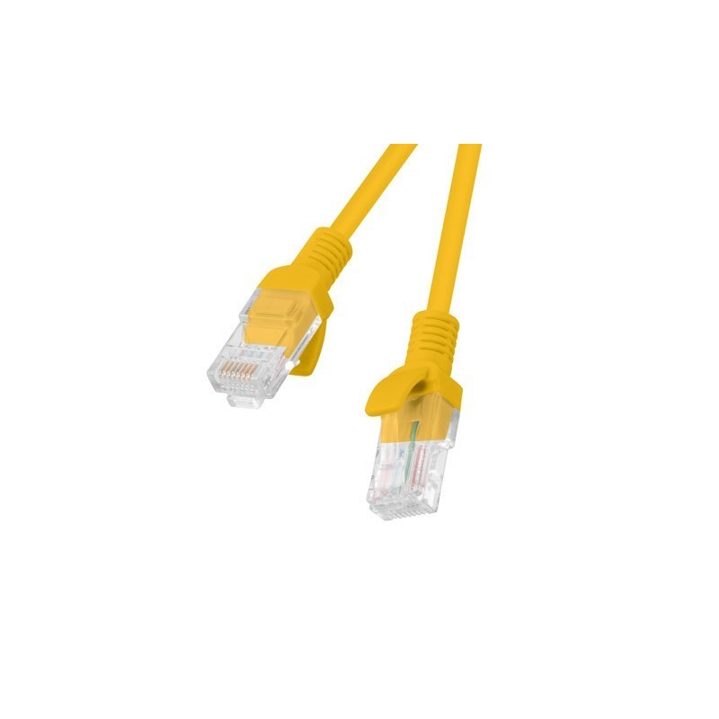 Patchcord U/UTP Lanberg PCU6-10CC-0100-O (RJ45 - RJ45 1m UTP kat. 6 kolor pomarańczowy)