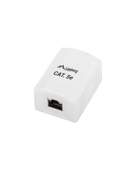 Gniazdo natynkowe Lanberg OS5-0001-W (RJ-45 kat. 5e FTP kolor biały)
