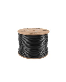 Kabel sieciowy zewnętrzne Lanberg LCF6-21CU-0305-BK (FTP 305m kat. 6 kolor czarny)